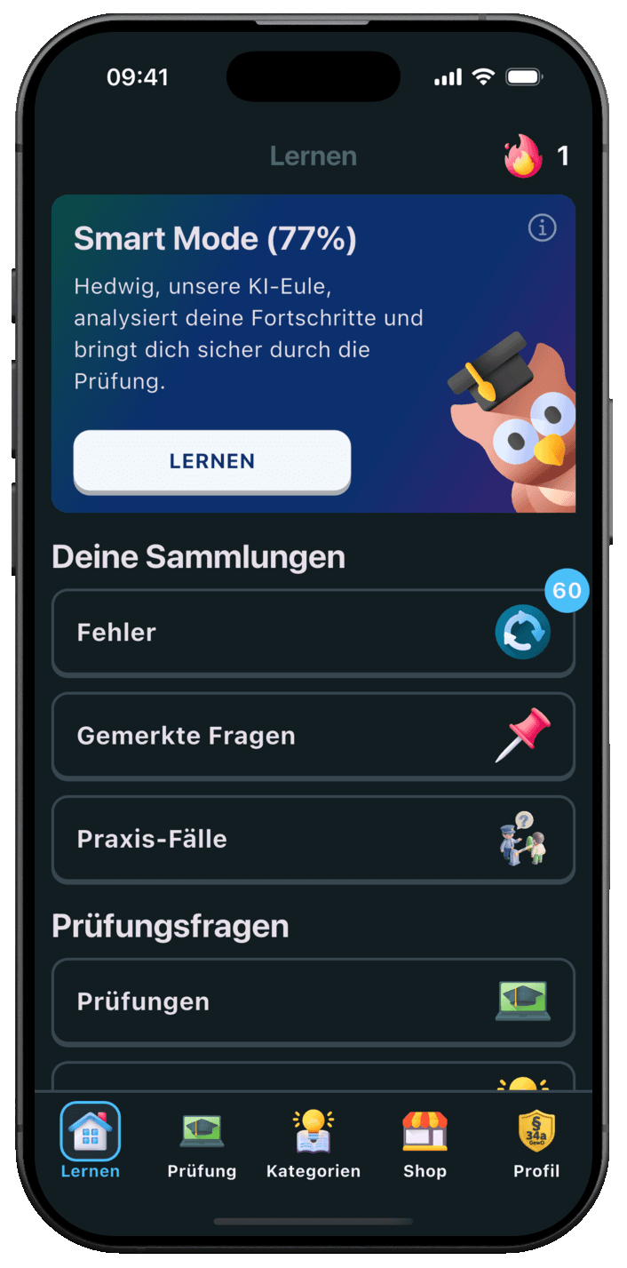 §34a GewO Online App auf dem Smartphone